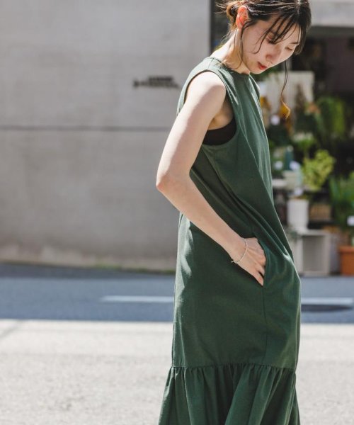 リネンノースリーブワンピース 人気・おすすめ｜使いやすい・旅行におすすめ 品質保証 全国発送