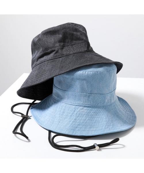 GANNI バケットハット FISHERMAN BUCKET HAT DENIM A5753 A5754