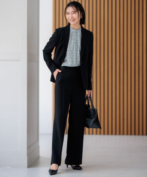 【セットアップ対応】トリアセダブルジョーゼット テーラード ジャケット 品番 パンツ ワンピース Q2022445489(15444円)