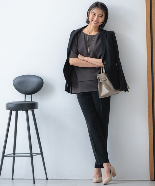 【セットアップ対応】トリアセダブルジョーゼット テーラード ジャケット 品番 パンツ ワンピース Q2022445489(15444円)