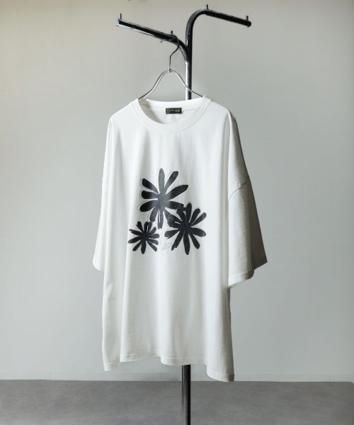 Nilway(ニルウェイ)/ピグメントプリント刺繍Tシャツ/img11