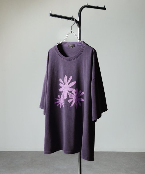 Nilway(ニルウェイ)/ピグメントプリント刺繍Tシャツ/img14