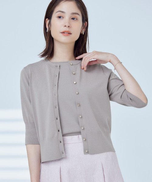 【洗える・6色展開】CANDYボタン 半袖カーディガン 人気・おすすめ｜使いやすい・旅行におすすめ 品質保証 全国発送