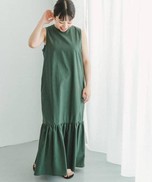 リネンノースリーブワンピース 人気・おすすめ｜使いやすい・旅行におすすめ 品質保証 全国発送