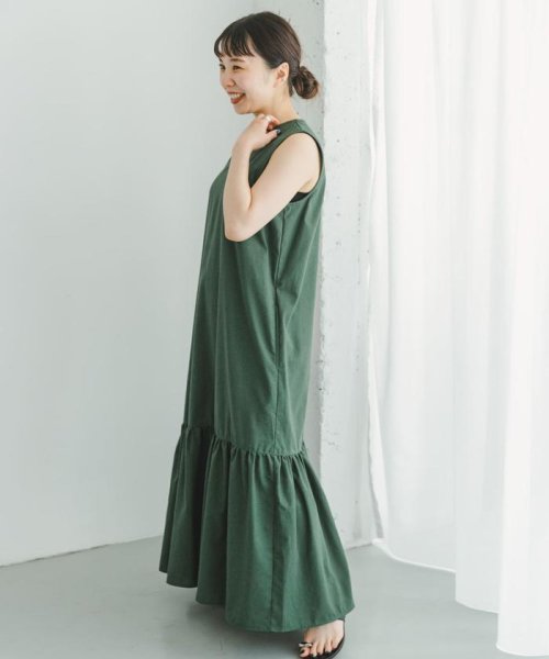 リネンノースリーブワンピース 人気・おすすめ｜使いやすい・旅行におすすめ 品質保証 全国発送
