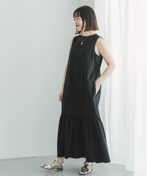 リネンノースリーブワンピース 人気・おすすめ｜使いやすい・旅行におすすめ 品質保証 全国発送