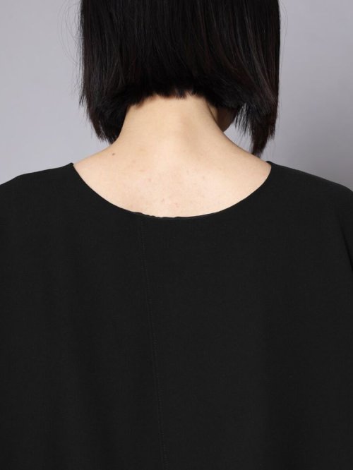 レースドッキングケープブラウス 