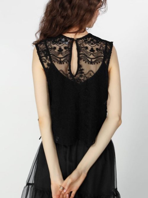 サイドリボン刺繍メッシュブラウス 人気・おすすめ｜省スペース設計・旅行向けにおすすめ お得商品 プライバシー配送