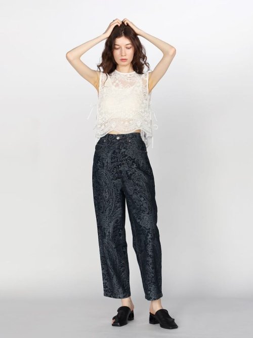 サイドリボン刺繍メッシュブラウス 人気・おすすめ｜省スペース設計・旅行向けにおすすめ お得商品 プライバシー配送