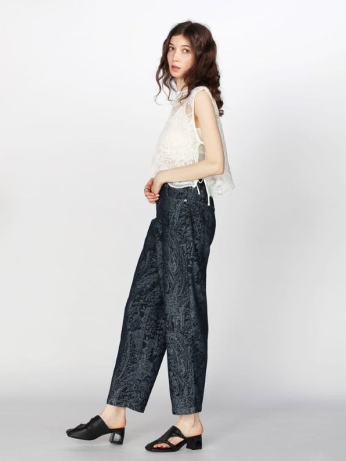 サイドリボン刺繍メッシュブラウス 人気・おすすめ｜省スペース設計・旅行向けにおすすめ お得商品 プライバシー配送