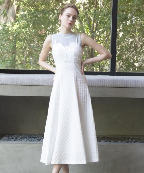 ジャガードキャミワンピース 