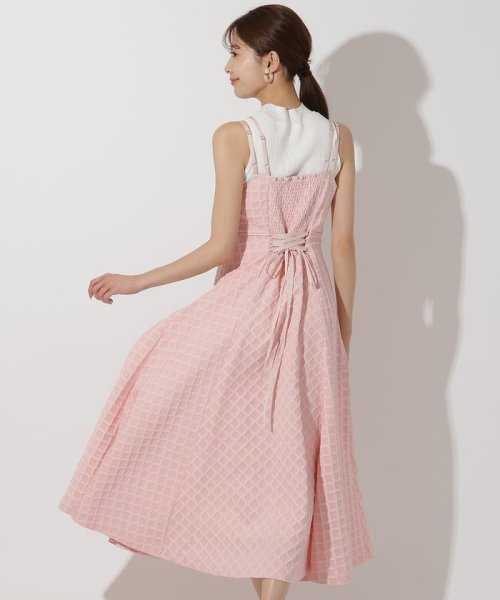 ジャガードキャミワンピース 