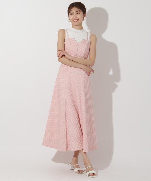 ジャガードキャミワンピース 