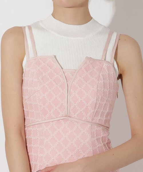 ジャガードキャミワンピース 