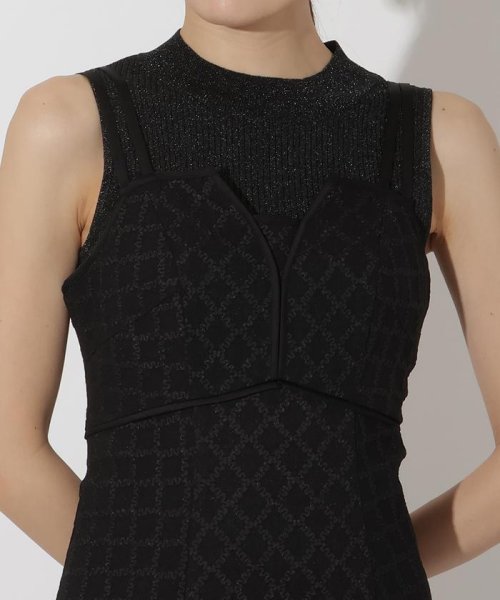 ジャガードキャミワンピース 