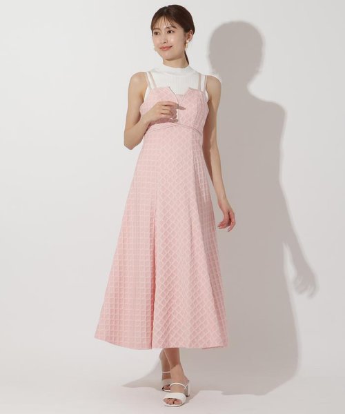 ジャガードキャミワンピース 