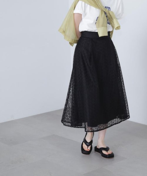 セール】フラワーレースフレアスカート《S Size Line》(506318483  
