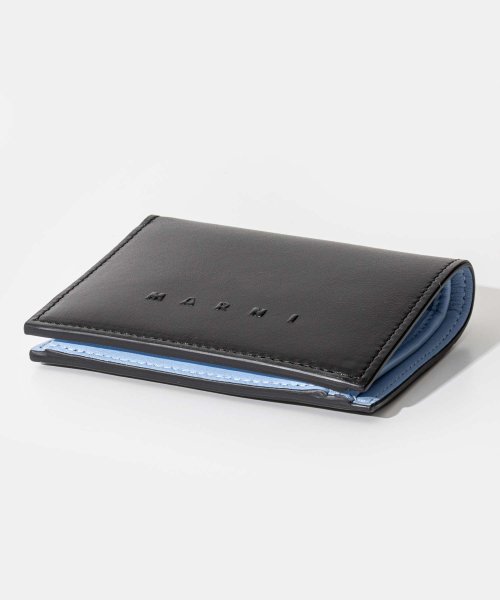 マルニ MARNI PFMOQ14Q09 P5298 二つ折り財布 BILLFOLD レディース 財布 ビルフォード レザー ミニ財布 シンプル プレゼント ギ 5cm 財布 また