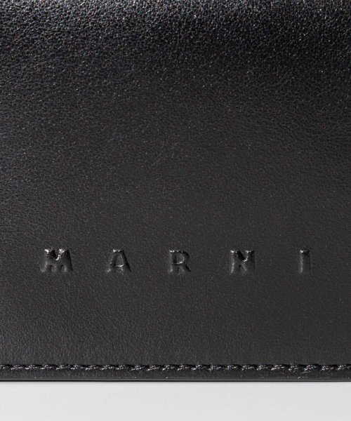 マルニ MARNI PFMOQ14Q09 P5298 二つ折り財布 BILLFOLD レディース 財布 ビルフォード レザー ミニ財布 シンプル プレゼント ギ 5cm 財布 また