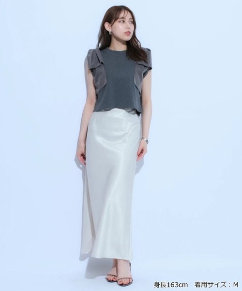 ショルダーリボンニット 予めご了承ください