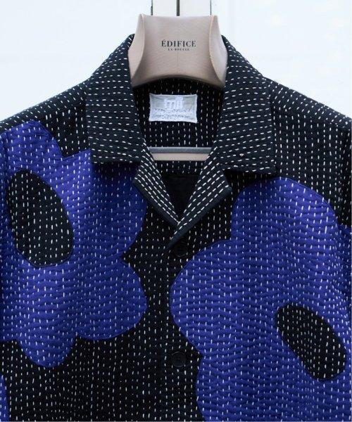 mii (ミイ) for BOUCLE BIG FLOWER カンタオープンカラーシャツ mii ミイ