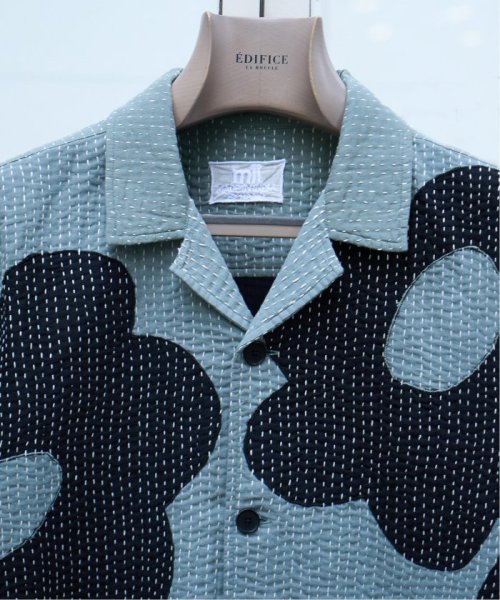 mii (ミイ) for BOUCLE BIG FLOWER カンタオープンカラーシャツ mii ミイ