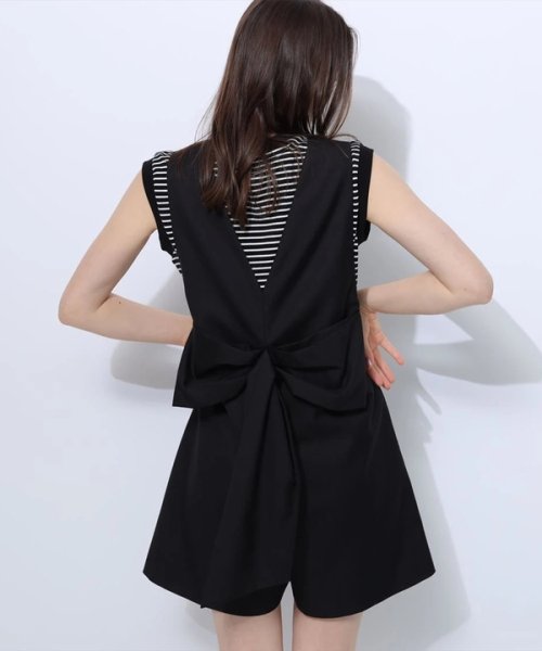 バックリボンショートロンパース 予めご了承ください