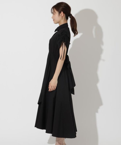 ドロストスリーブラッフルワンピース 