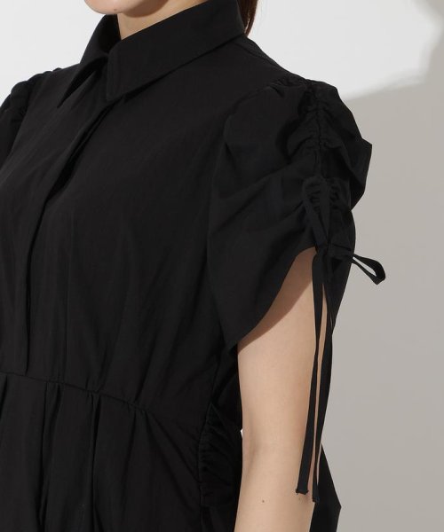 ドロストスリーブラッフルワンピース 