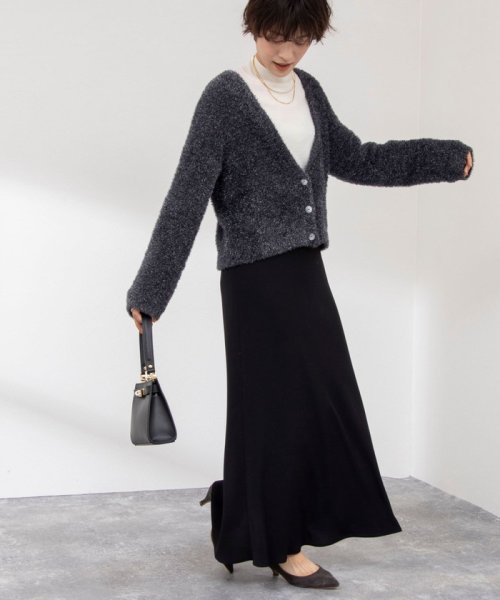 ウォッシャブルマットサテンナロースカート 