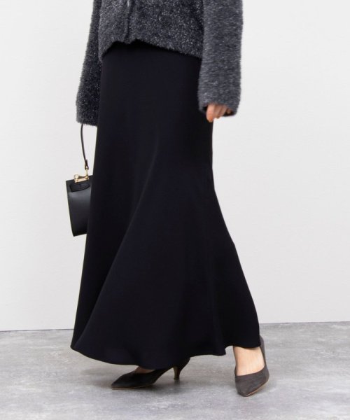 ウォッシャブルマットサテンナロースカート 