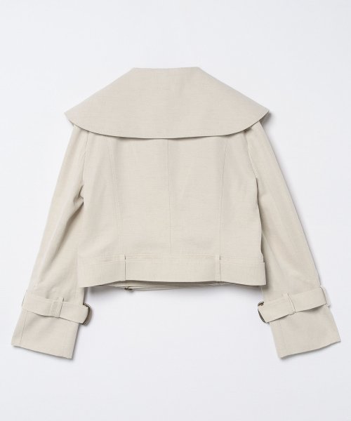 ビッグカラーショートジャケット 