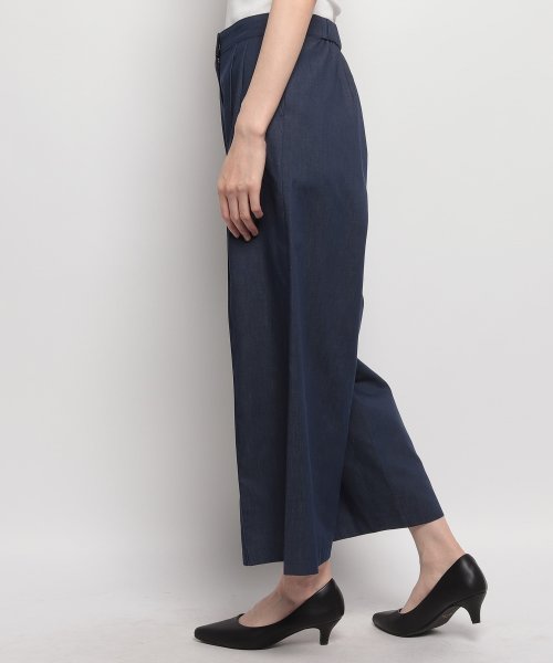 ワイドクロップドパンツ 