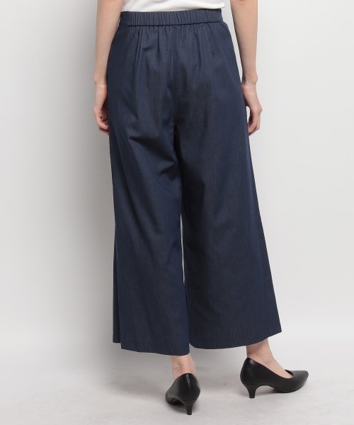 ワイドクロップドパンツ 