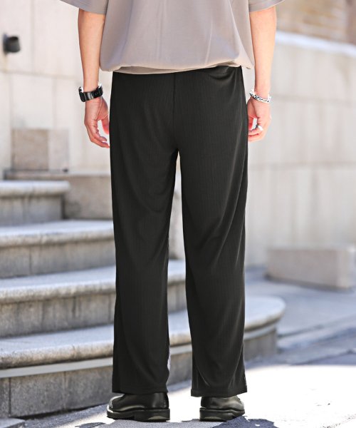 プリーツワイドイージーパンツ/ワイドパンツ メンズ レディース イージーパンツ プリーツ 楊柳 無地 人気・おすすめ|売れ筋商品・話題商品におすすめ 品質チェック済み 安心配送 プリーツワイドイージーパンツ/ワイドパンツ メンズ レディース イージーパンツ プリーツ 楊柳 無地 人気・おすすめ|売れ筋商品・話題商品におすすめ 品質チェック済み 安心配送