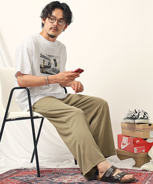 プリーツワイドイージーパンツ/ワイドパンツ メンズ レディース イージーパンツ プリーツ 楊柳 無地 人気・おすすめ|売れ筋商品・話題商品におすすめ 品質チェック済み 安心配送 プリーツワイドイージーパンツ/ワイドパンツ メンズ レディース イージーパンツ プリーツ 楊柳 無地 人気・おすすめ|売れ筋商品・話題商品におすすめ 品質チェック済み 安心配送