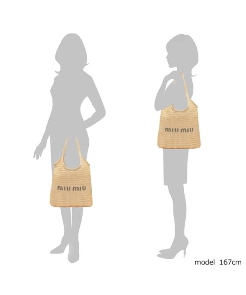 ミュウミュウ トートバッグ ウーブンファブリックリネンバッグ ベージュ レディース MIU MIU 5BG231 2DO5 F0018 OZO MIU ミュウミュウ トートバッグ ウーブンファブリックリネンバッグ ベージュ レディース 5BG231 2DO5 F0018