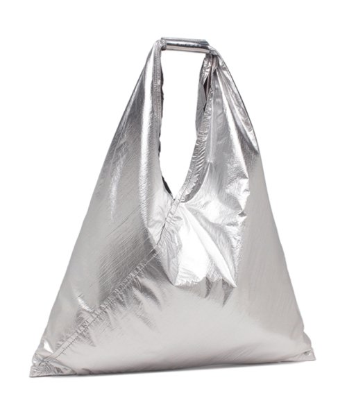 エムエムシックス メゾンマルジェラ ハンドバッグ ジャパニーズバッグ クラシック シルバー レディース MM6 Maison Margiela S54WD003 メゾンマルジェラ MM6 Maison Margiela エムエムシックス ハンドバッグ ジャパニーズバッグ クラシック シルバー レディース