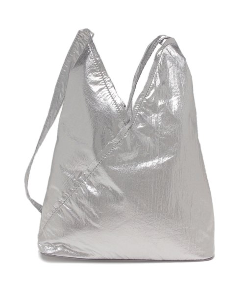 エムエムシックス メゾンマルジェラ ショルダーバッグ シルバー レディース MM6 Maison Margiela SB6WD0022 P6420 T9002 メゾンマルジェラ MM6 Maison Margiela エムエムシックス ショルダーバッグ シルバー レディース SB6WD0022 P6420