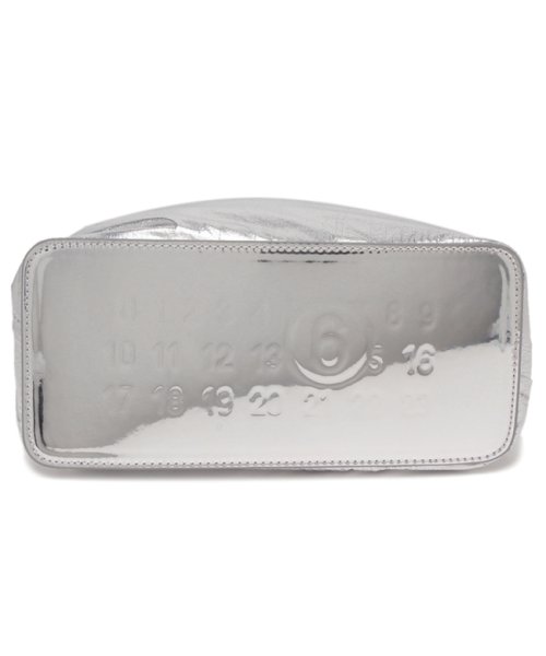 エムエムシックス メゾンマルジェラ ショルダーバッグ シルバー レディース MM6 Maison Margiela SB6WD0022 P6420 T9002 メゾンマルジェラ MM6 Maison Margiela エムエムシックス ショルダーバッグ シルバー レディース SB6WD0022 P6420