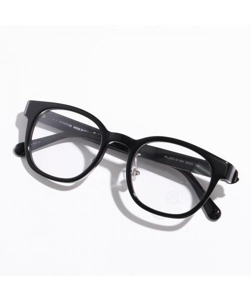 MONCLER メガネ ML5201－D ウェリントン型 黒縁 MONCLER メガネ ウェリントン型