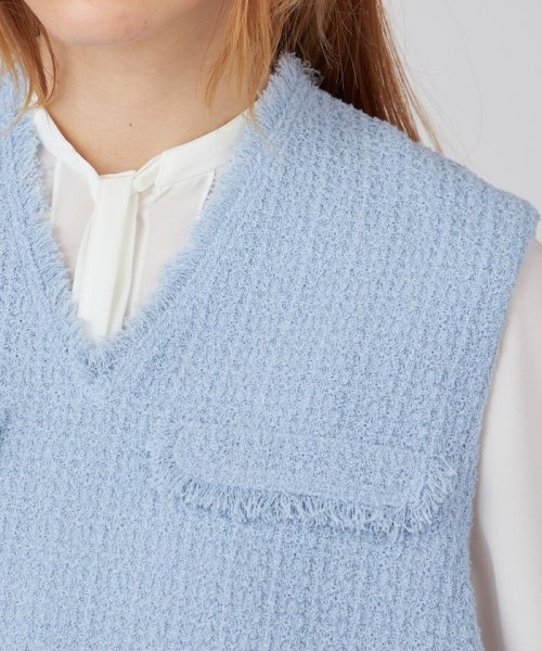 【WEB先行予約】ソフトシャイニーブークレー Aラインプルオーバー 