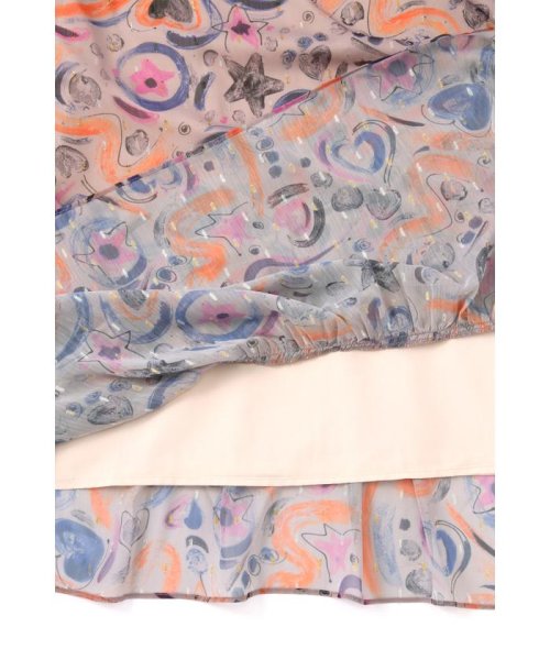 コズミックプリントキャミワンピース ／着用サイズ：