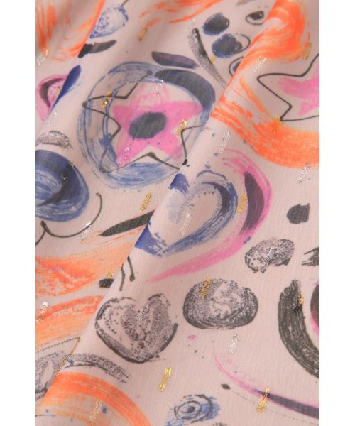 コズミックプリントキャミワンピース ／着用サイズ：