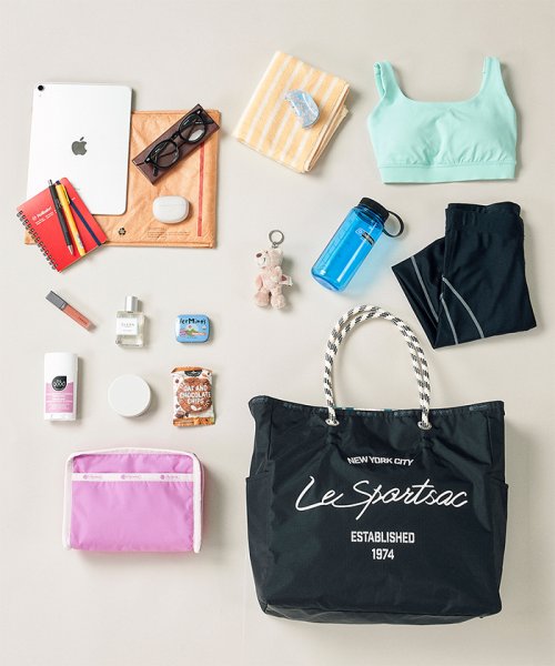 LARGE 2 WAY TOTE2ウェイブラックスクリプト LARGE WAY