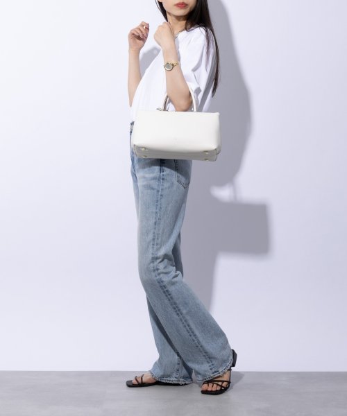 【TOV / トーヴ】CONNIE－WIDE T24S07B265 ハンドバッグ 牛革 カウレザー スクエアバッグ 牛革 5cm 良い