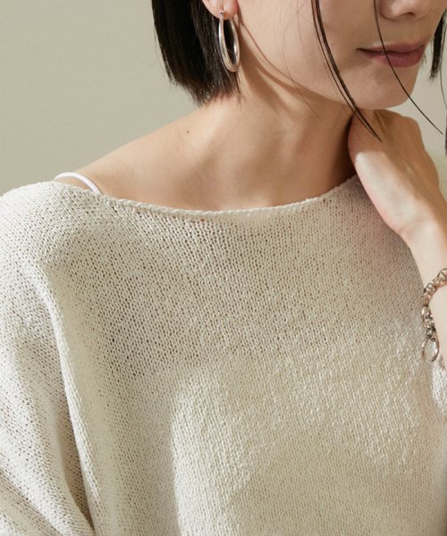 ペーパーヤーンハーフスリーブプルオーバー【吸水速乾・洗える】 吸水速乾