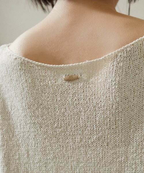 ペーパーヤーンハーフスリーブプルオーバー【吸水速乾・洗える】 吸水速乾