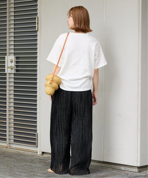 【一部WEB限定カラー】ラメ楊柳クレープパンツ 【一部WEB限定カラー】ラメ楊柳クレープパンツ 日本国内発送・最短翌日お届けの商品写真