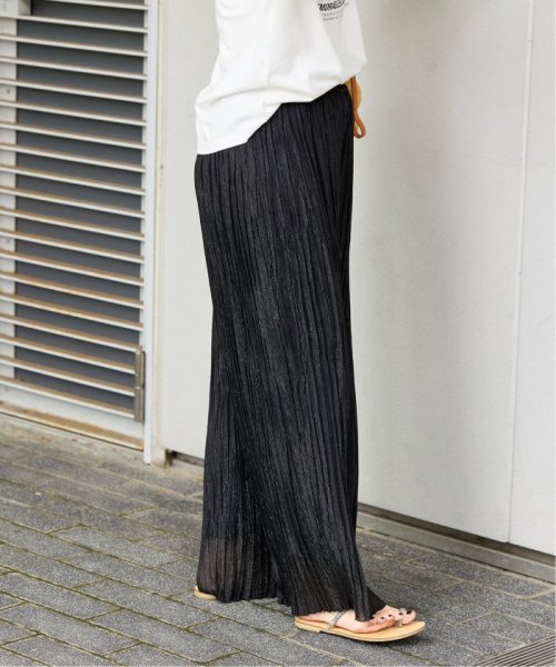 【一部WEB限定カラー】ラメ楊柳クレープパンツ 【一部WEB限定カラー】ラメ楊柳クレープパンツ 日本国内発送・最短翌日お届けの商品写真